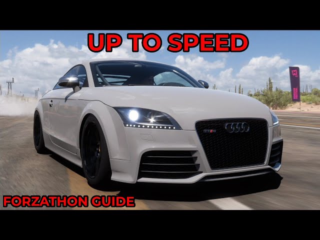 Forza Horizon 5 - Forzathon Guide - Up To Speed - 2010 Audi TT RS - Ultimate Burnout Skill Guide