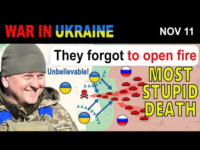 11 Nov: Russians Lost 120 Men in 1 Min, Forgot to Use Artillery. | War in Ukraine Explained