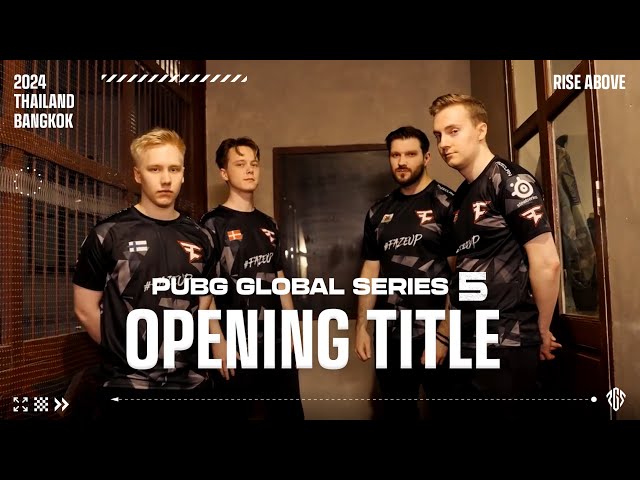 PUBG Global Series 5 Opening Title