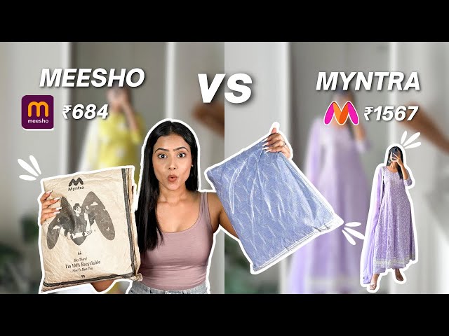 Same products but why the price difference? Meesho vs Myntra | Which one is better? | Dharti Singh