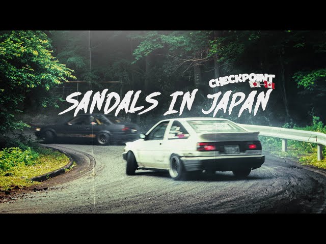 AE86 Drifting at Gunsai Touge! | Sandals in Japan (4K)