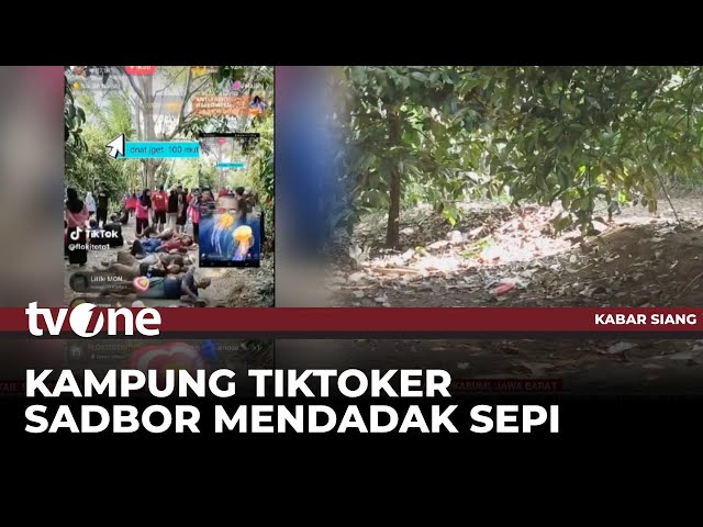 Kampung Langsung Sepi Usai Tiktoker Gunawan Sadbor Ditangkap Polisi | Kabar Siang tvOne