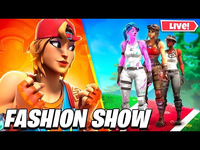 🔴 REAL FORTNITE FASHION SHOW + HIDE & SEEK LIVE! (WIN = 10,000 VBUCKS) CUSTOM MATCHMAKING + GIVEAWAY