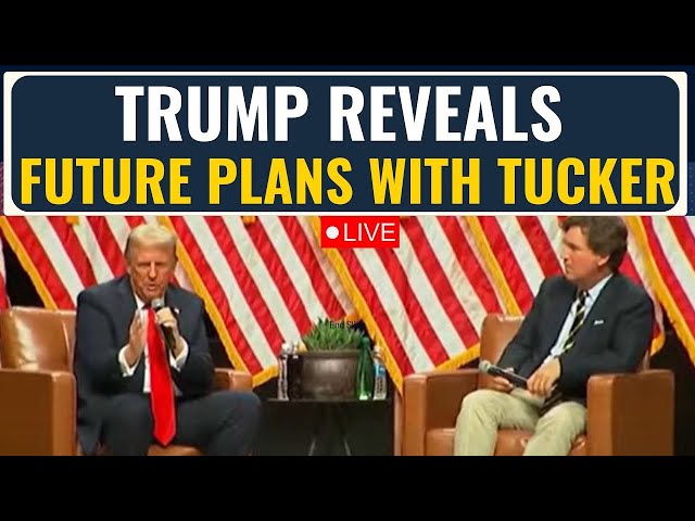 LIVE Tucker Carlson Interviews Donald Trump |Trump Joins Carlson On Arizona Stage | US News