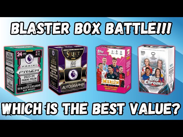 The ULTIMATE football blaster box opening battle! Which is best value?!