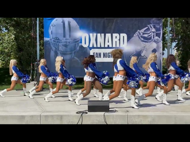 Dallas Cowboys Cheerleaders Perform to AC/DC Thunderstruck.  DCC Performs their Famous Kick Line!