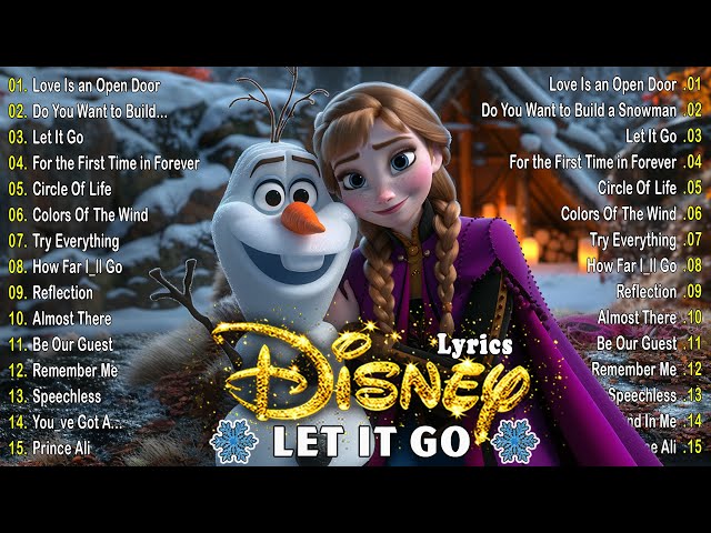 Let It Go, Do You Want to Build a Snowman ❄️ Best Walt Disney Soundtracks With Lyrics In October 📽️