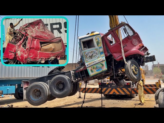 Amazing Repairing Process of Accidental Truck on the Road “