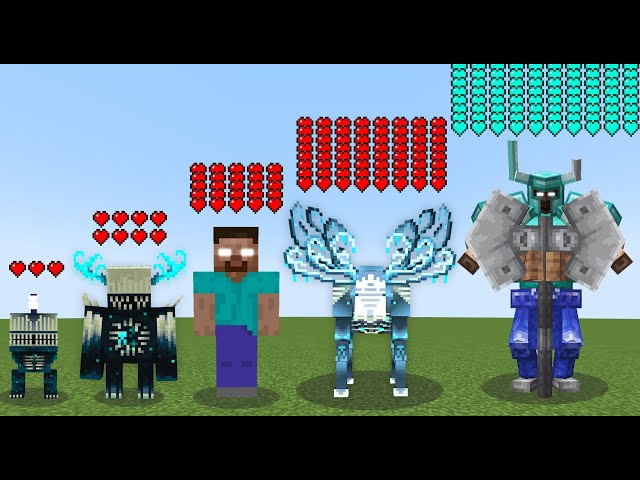 which SUPER bosses is immortal? Minecraft experiment