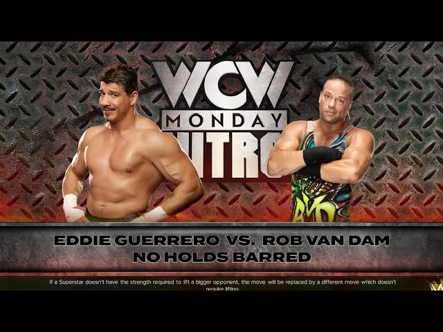 EDDIE GUERRERO VS ROB VAN DAM NO HOLD BARRED MATCH | WWE 2K24 GAMEPLAY INDONESIA