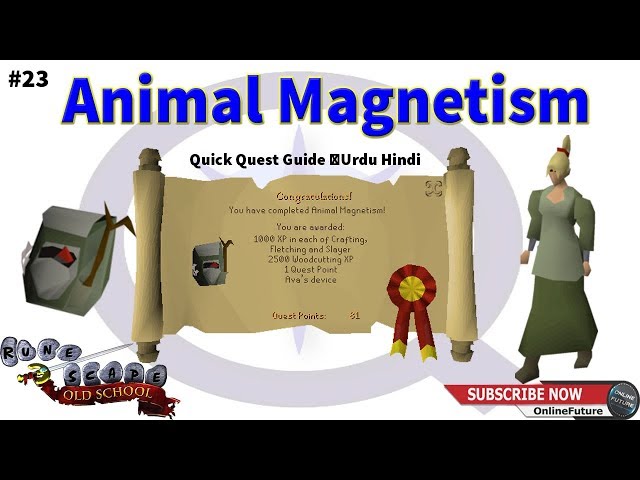 OSRS│How To Complete Animal Magnetism Quest 2020 │Quick Quest Guide │Urdu Hindi