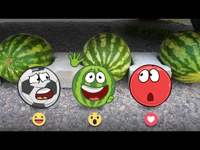 Red Ball 4 Animation | Red Ball In Real Life With Watermelon Ep 3