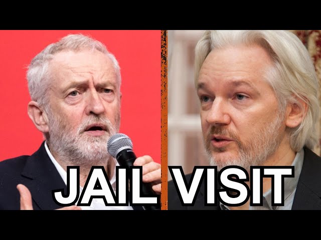 Jeremy Corbyn visits Julian Assange in Belmarsh prison