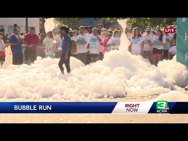 7K runners attend 3rd annual Sacramento bubble run