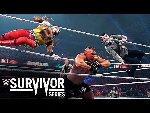 Rey Mysterio and son blast Brock Lesnar with double 619: Survivor Series 2019 (WWE Network)