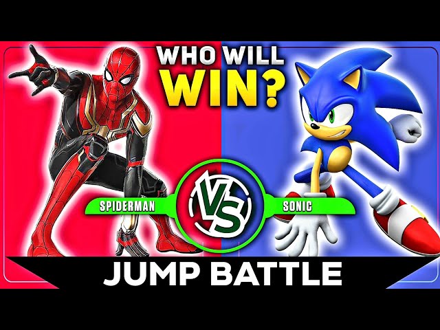 Spider Man vs Sonic Jump Battle | Brain Break | Just Dance