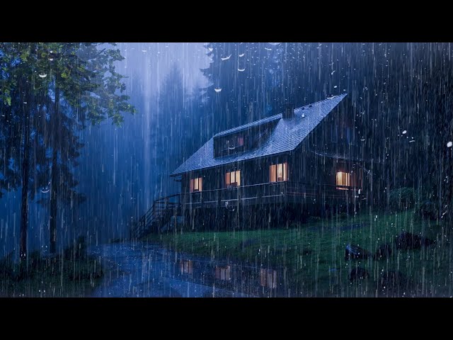 Deep Sleep During the Rainy Night - Rain Sounds For Sleeping - Beat Insomnia, ASMR, Relax, Study