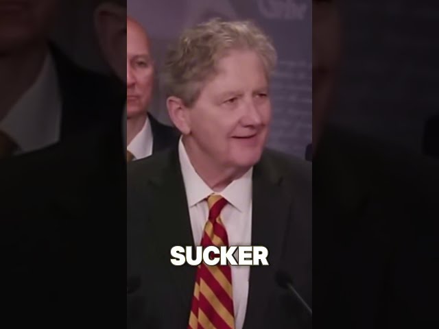 Senator John Kennedy Pretty Much Admits Anyone Trying to Cross into the USA Legally is a SUCKER