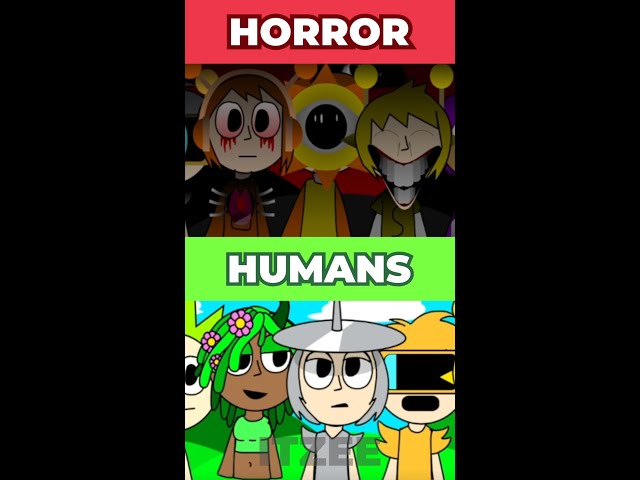 INCREDIBOX - Sprunki But Is HUMANS VS HORROR | Horror Versions | Sprunki Mods 💀💀💀