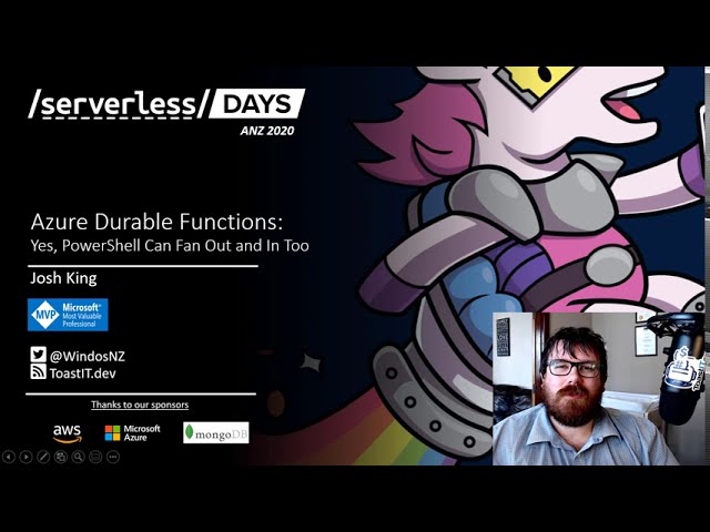 Track 2 - 06 - Josh King - Azure Durable Functions: Yes, PowerShell can fan out and in too