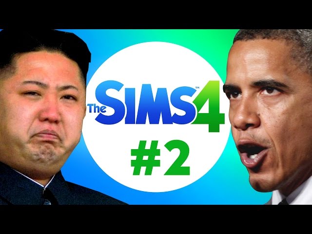 The Sims 4 - Kim Čong Un, Obama, Miley a výzva! | #2