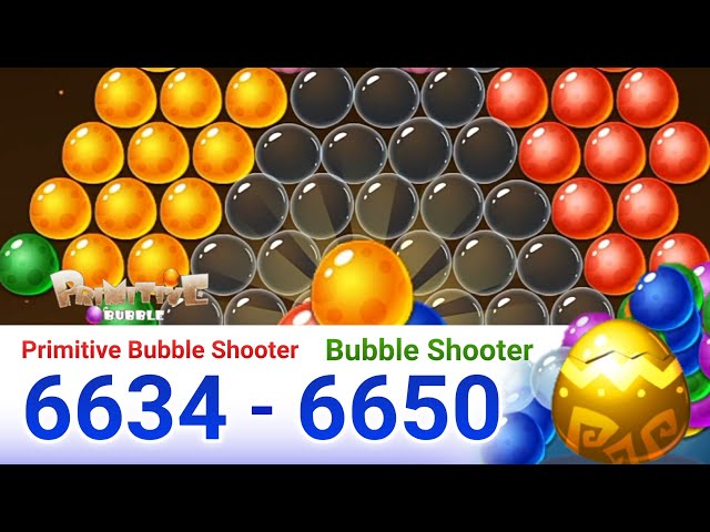 Primitive Bubble - Bubble Shooter.level 6634-6650