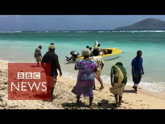 Vanuatu: Residents on Pacific island 'must move' (360 video) - BBC News