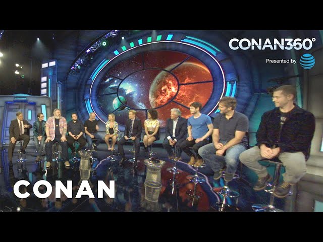 CONAN360°: The "Game Of Thrones" Cast Makes Their Epic Entrance | CONAN on TBS