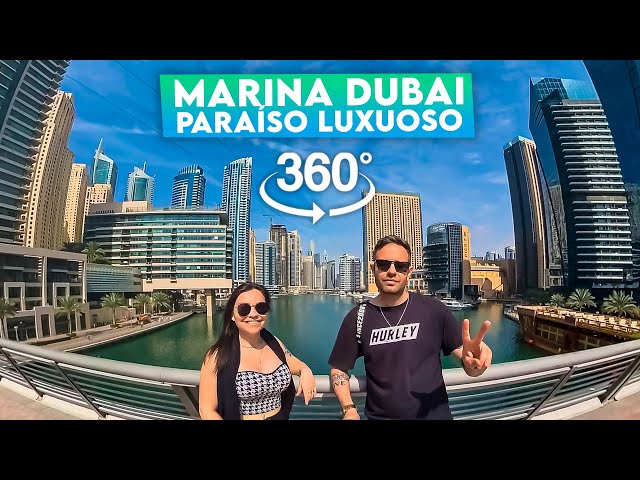 MARINA DUBAI: O BAIRRO LUXUOSO COM PRAIA PARADISÍACA E ILHA ARTIFICIAL COM RODA GIGANTE