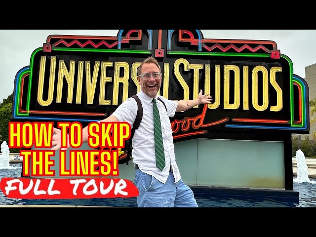 Universal Studios Hollywood VIP Full Tour! How To Skip Lines EVEN At SUPER NINTENDO WORLD