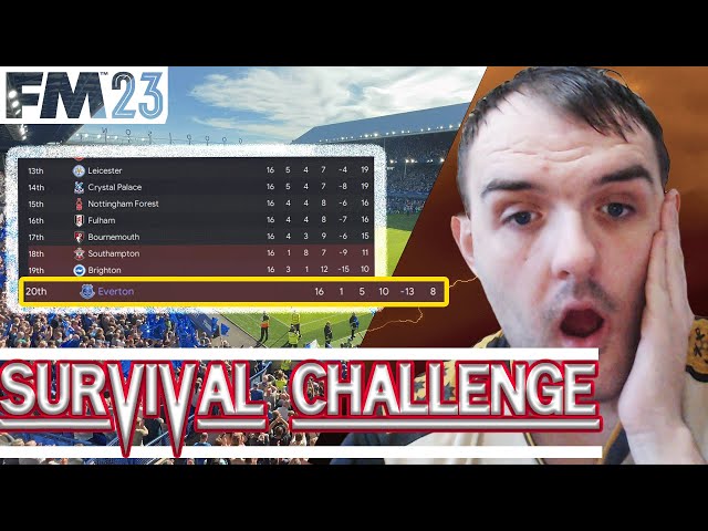 Can I save Everton from Relegation? FM23 | Survival Challenge | Football Manager 2023