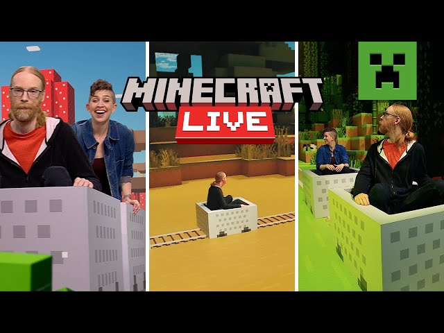 Minecraft Live 2023: A wild minecart ride!