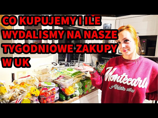 ILE WYDALISMY NA NASZE COTYGODNIOWE ZAKUPY W UK #anglia #zakupy #ile