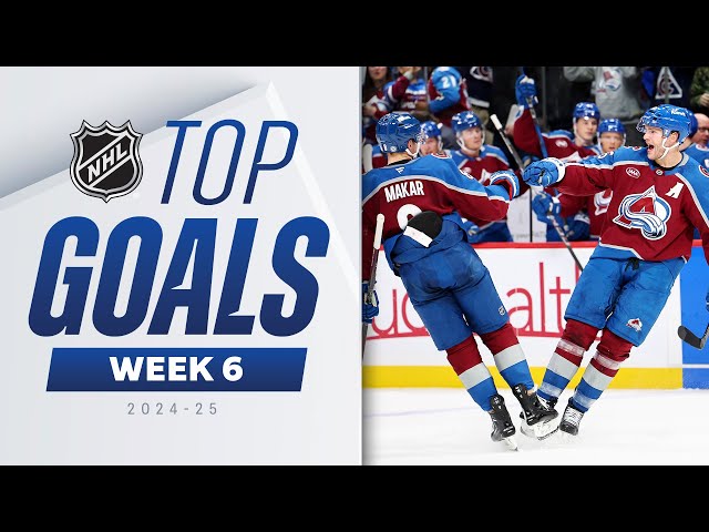 NHL's Top Goals of Week 6 | 2024-25 Highlights