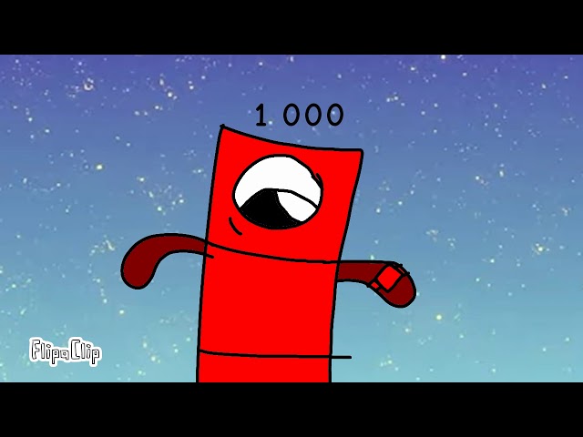 Numberblocks 1,000 is tall