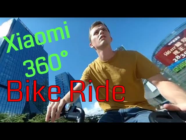 Xiaomi Mijia 360 Panoramic Camera Sample Footage and Bike Ride (Mi Sphere Video)