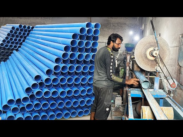 Process of Making Plastic Sewage Pipes Inside Factory | How To Make PVC Pipe