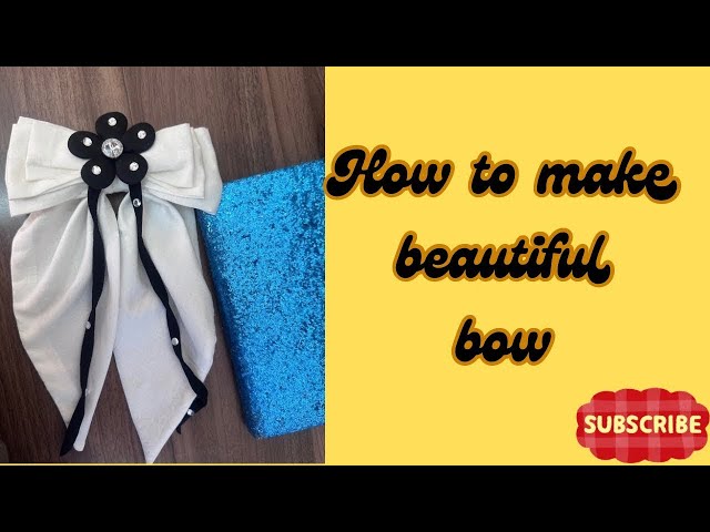 How to Make Beautiful Bow | #diy #bow