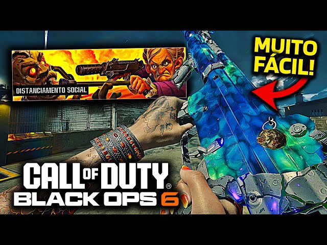 SEM DANO até ROUND 20 nessa DARK OPS no ZOMBIES de BLACK OPS 6!!! (Distanciamento Social)