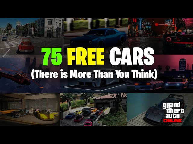 75 FREE Vehicles Anyone Can Unlock in GTA Online (Save Over $30M)