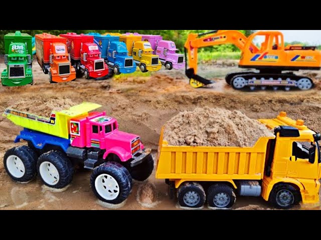 KABOLITE K350-200 DIGGER, MEGA RC TRUCKS, RC TRACTORS, RC MACHINES COLLECTION!! EXCAVATOR LESU ET30H