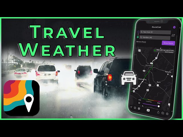 Road Weather & Aviation Features | MyRadar Tutorial