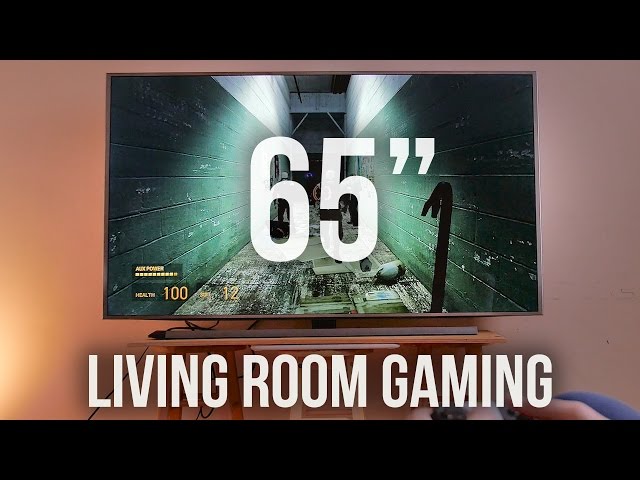 INSANE Gaming on 65-inch 4K TV!!!