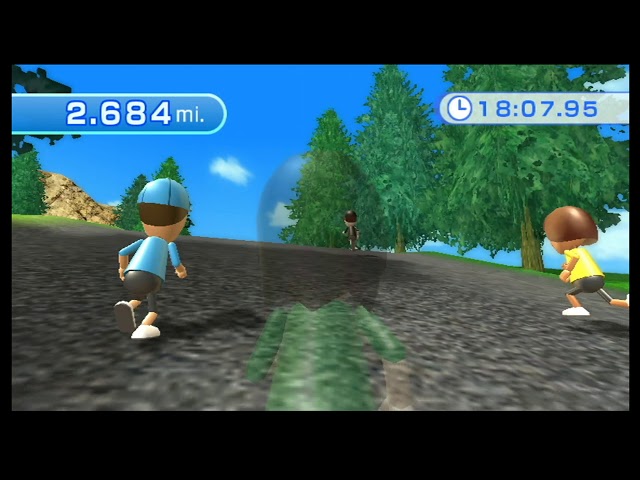 Wii Fit - Aerobics - Free Run (Duration 30 min.)