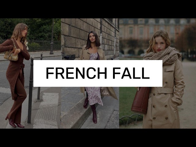 French FALL Outfits You NEED to Try for Effortless Chic!