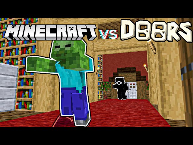 Monster School : MINECRAFT vs DOORS | PART 1 - Minecraft Animation