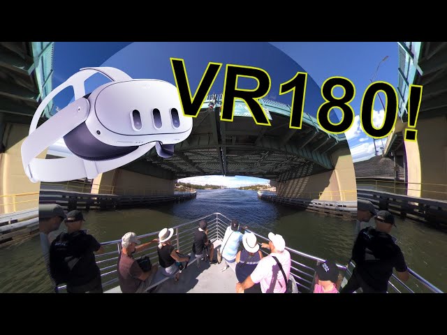 #VR180 Water Taxi Under the Dania Beach BLVD. #CalfVR 6K #vrshorts