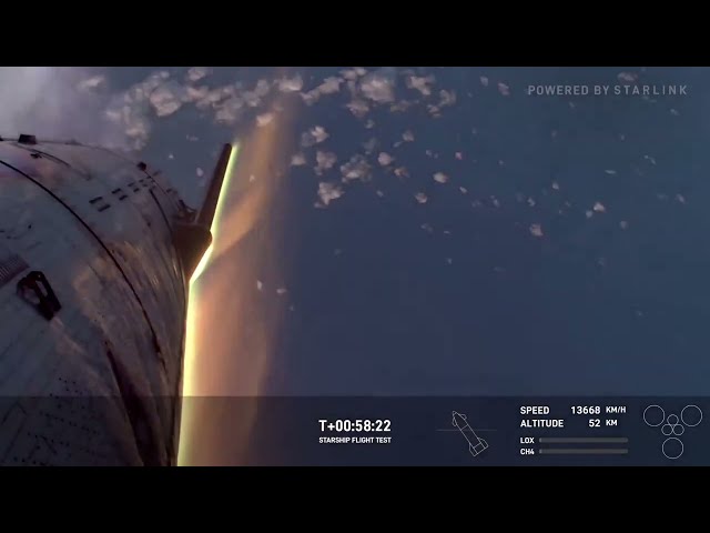 FULL ENTRY! SpaceX Starship Flight 6