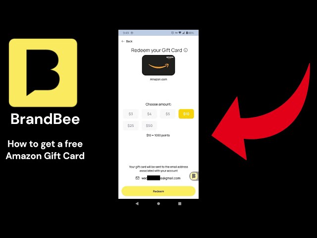 BrandBee Tutorial: How to withdraw your points and get a FREE Amazon Gift Card [Passive Income] 💲💰💲