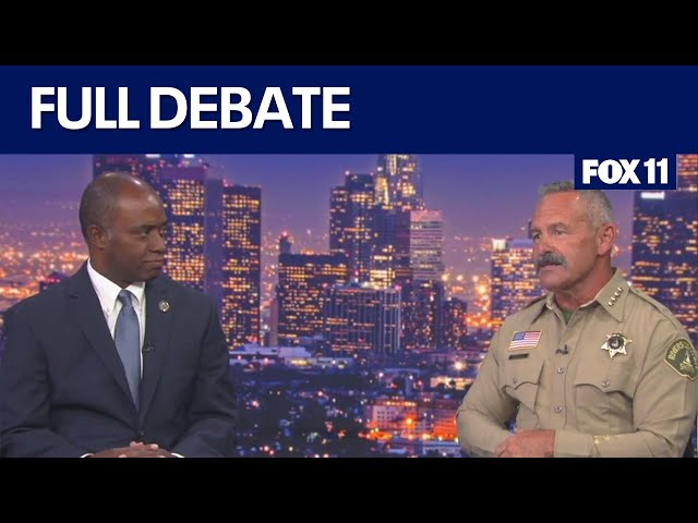 Tony Thurmond, Chad Bianco debate California crime, education